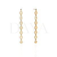 Daya 7-Chakra Gold Earrings