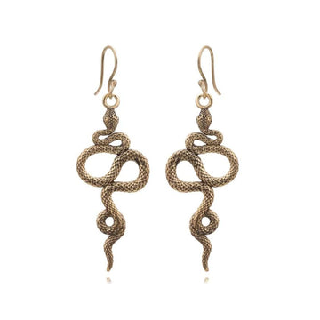 Boucles d'oreilles esprit serpentin