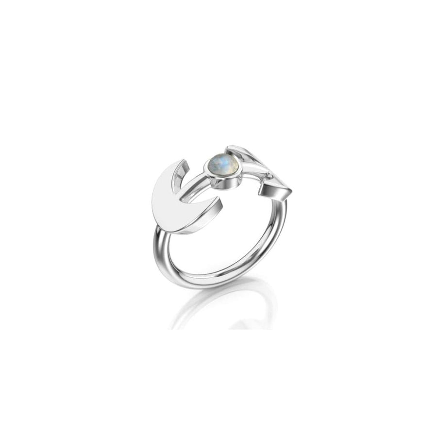 Anillo de plata Selene