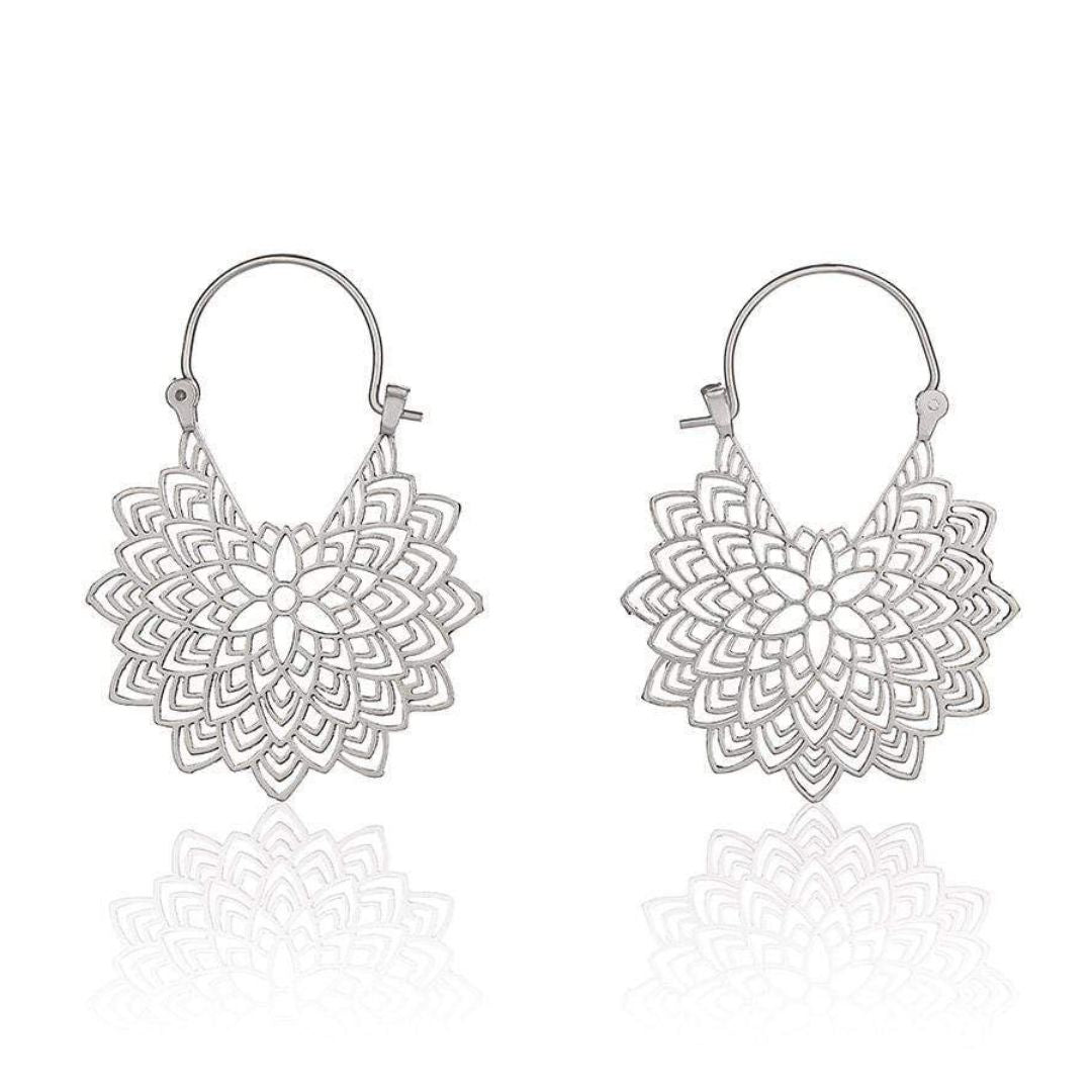 Boucles d'oreilles en argent Aster