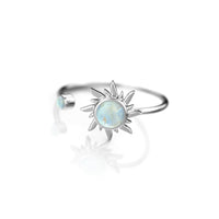 Moonstone Sunrise Ring