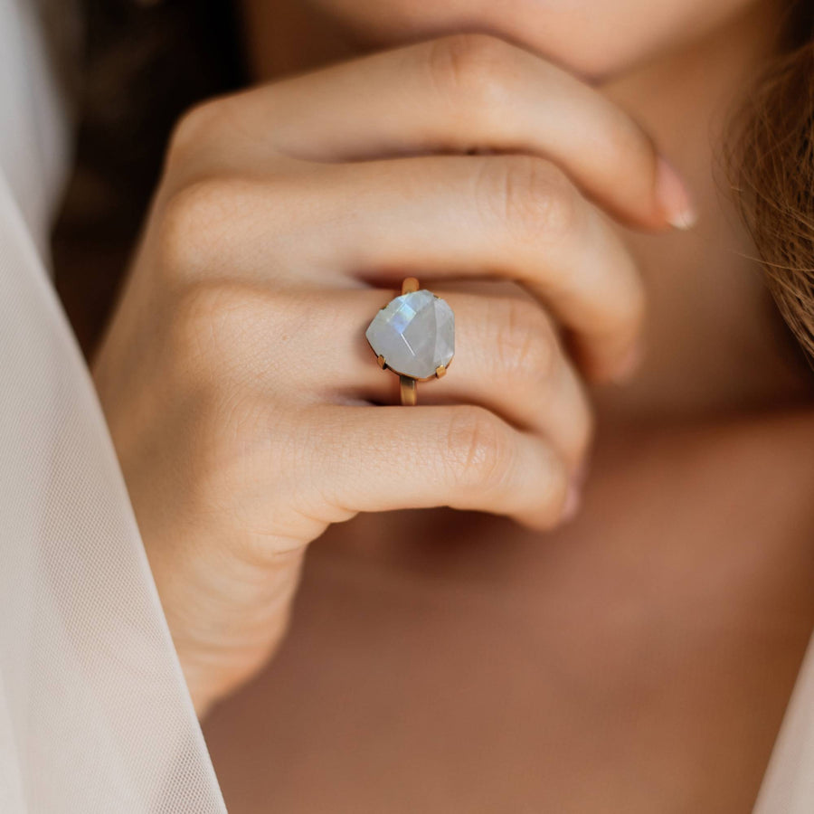 Nura Moonstone Ring