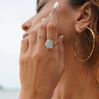 Nura Moonstone Ring