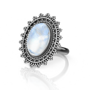 Bague Rayon de Soleil Lunaire Argent