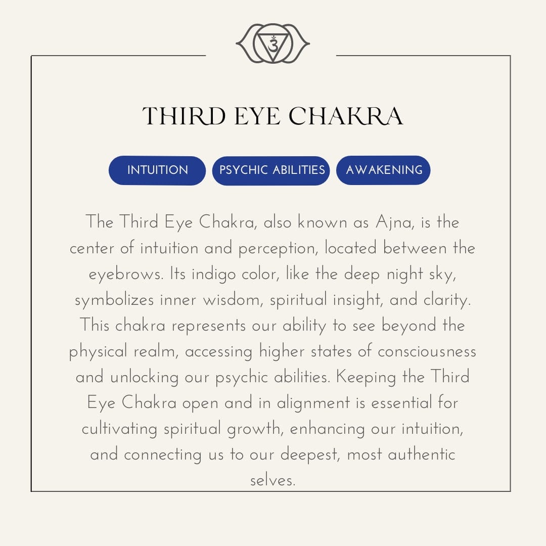 Bracciale Chakra del Terzo Occhio